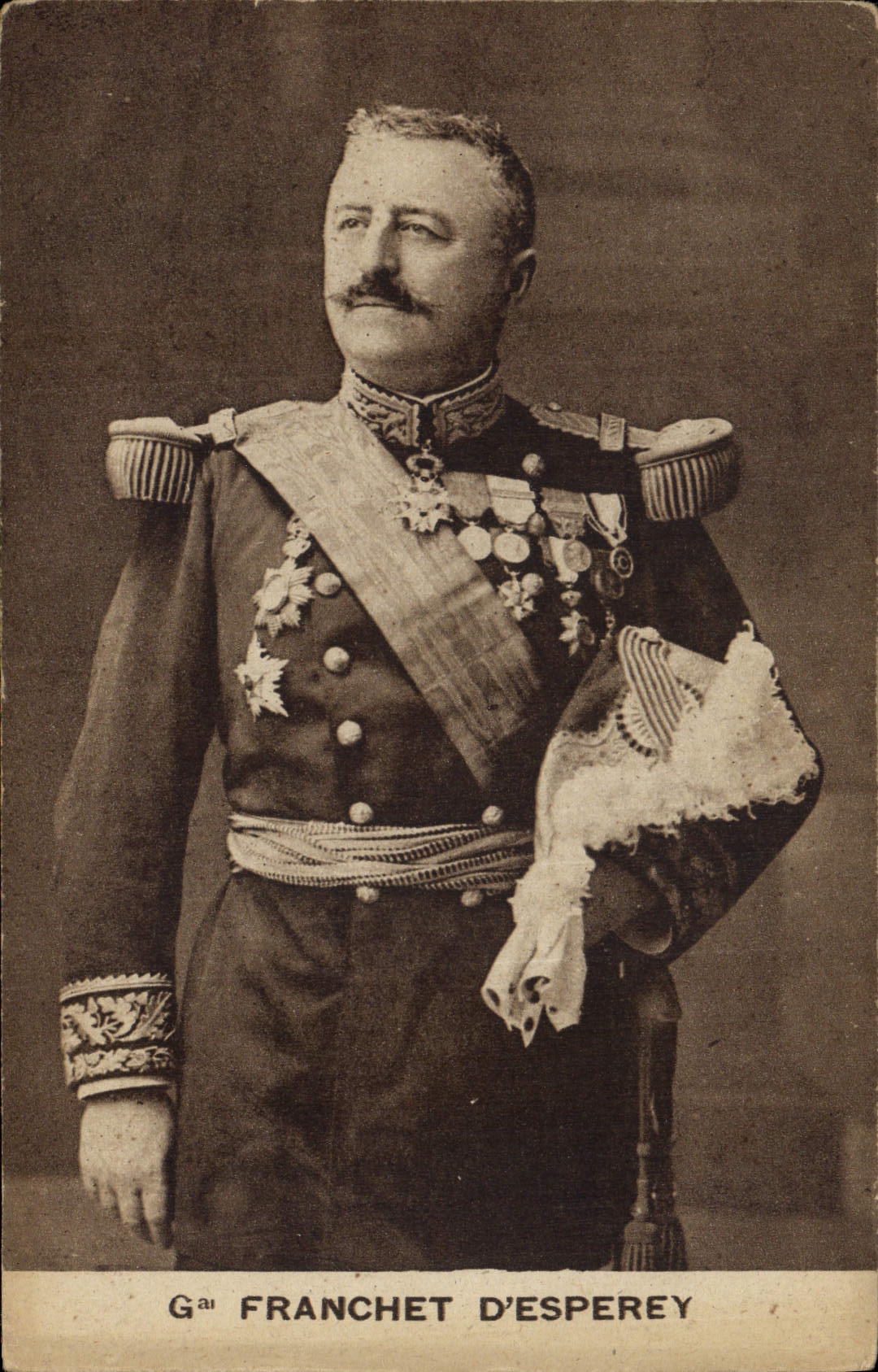 Général Franchet d'Esperey — portrait militaire — Cliché Piron-Royale