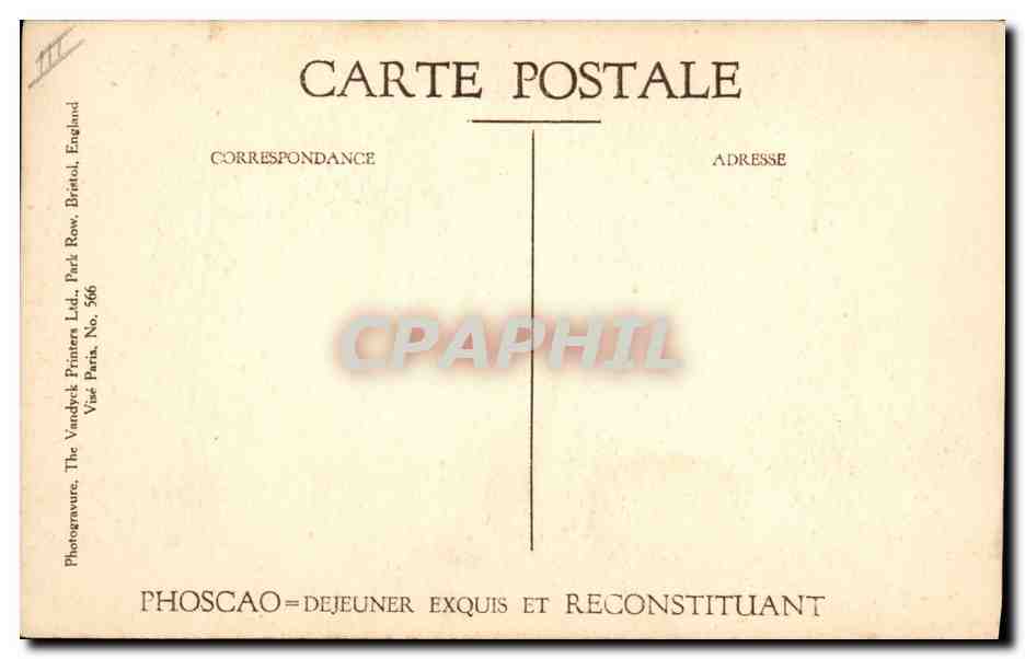 CPA Militaria Les vainqueurs de la Marne General Franchet d'Esperey  — Verso