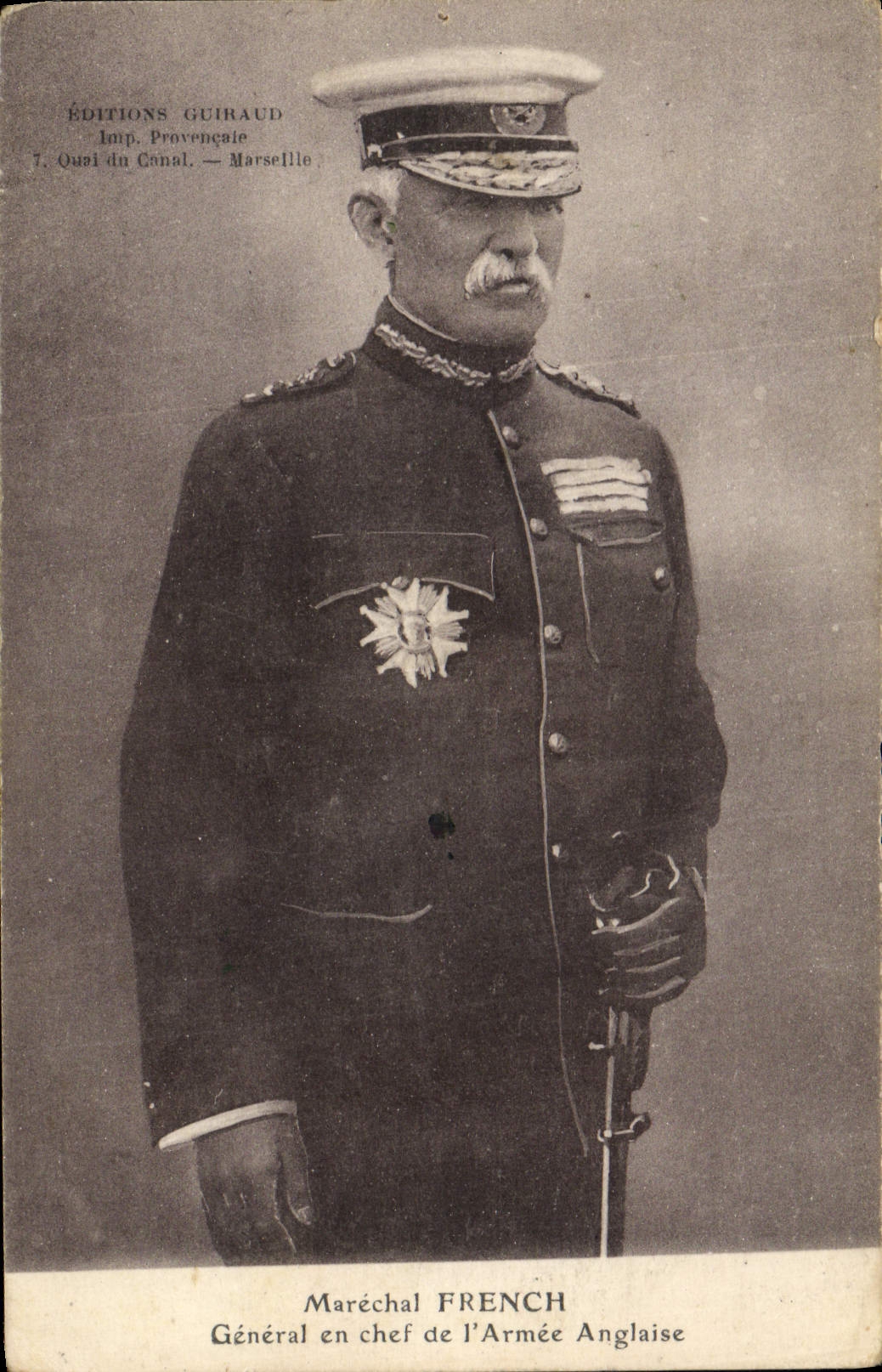 CPA Militaria Marechal French General en chef de l'armee anglaise 