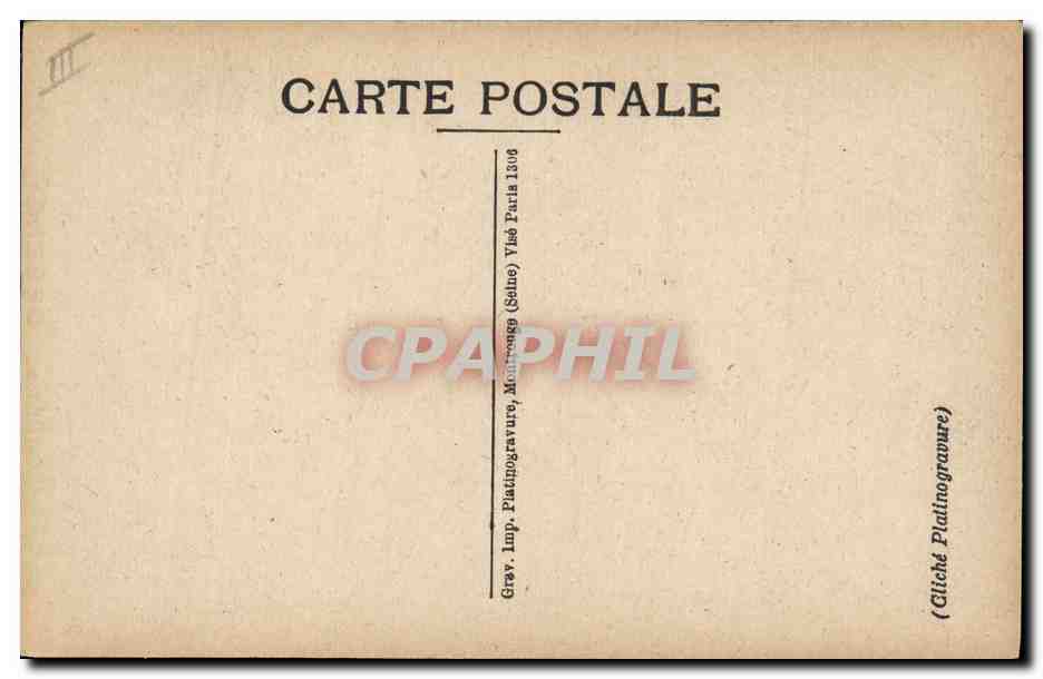 CPA Militaria General Debeney Medaille  — Verso