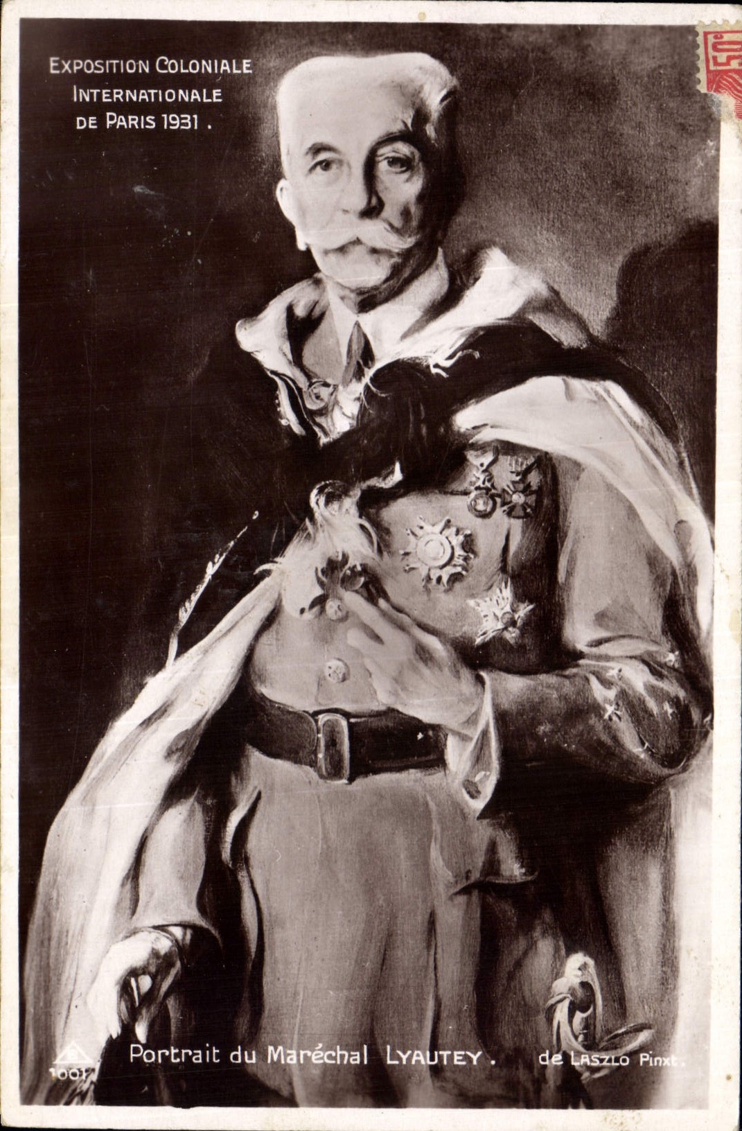 CPA Militaria Portrait du Marechal Lyautey 