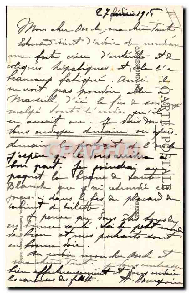 St-AMARIN - Visite du Président de la République - 9 Août 1915 — Reverso
