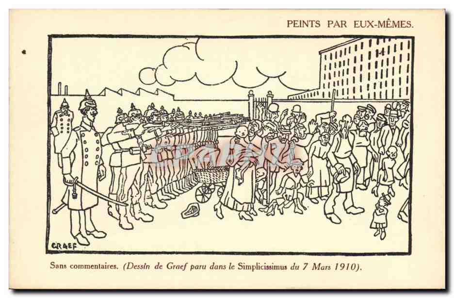 CPA Militaria Peints par eux memes 
