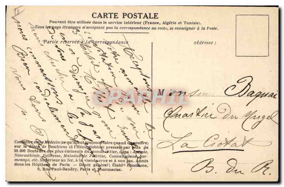 CPA Militaria Albert La basilique  — Rückseite