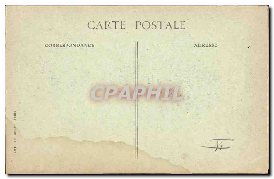 CPA Militaria Poilu  — Rückseite