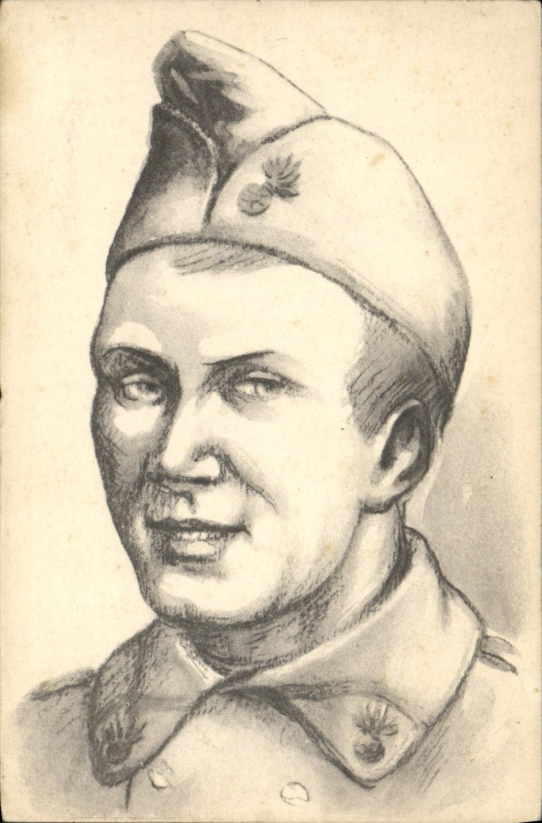CPA Militaria Soldat 