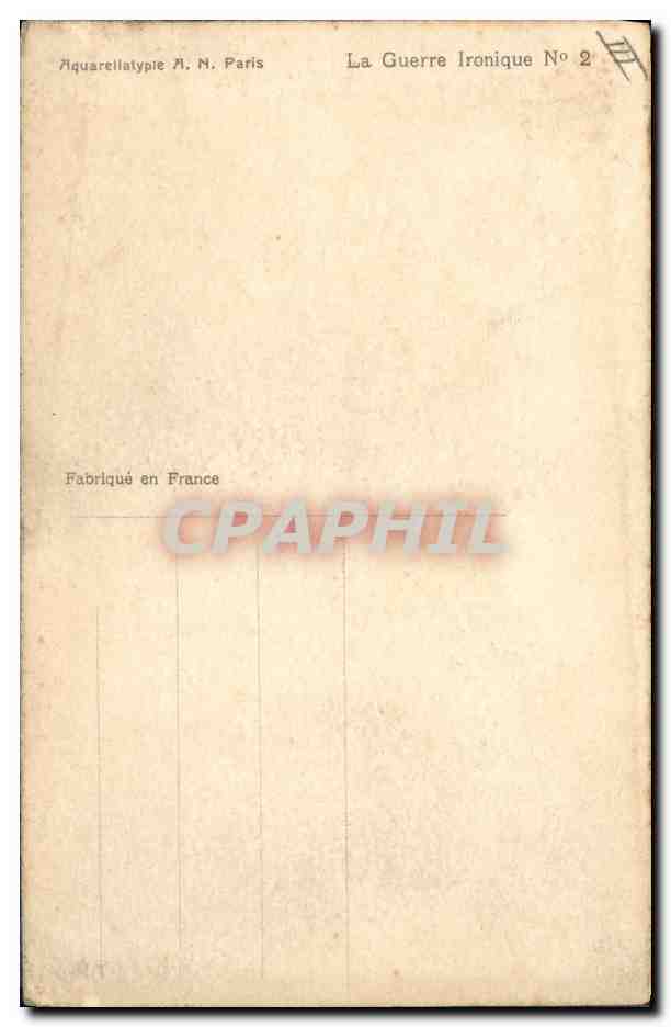 CPA Militaria Francois Joseph  — Verso