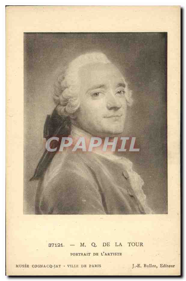 CPA M Q de la Tour Musee Cognacq Jay Paris 
