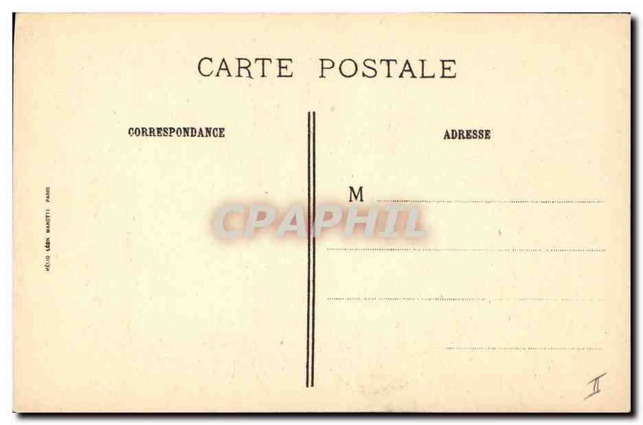 CPA M Q de la Tour Musee Cognacq Jay Paris  — Rückseite