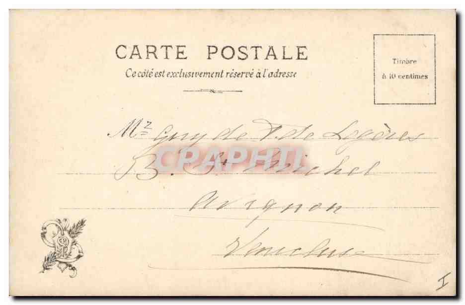 CPA Salon 1901 Didier Les curieuses  — Verso