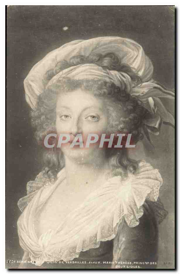 CPA Musee de Versailles Marie Therese Princesse des Deux Siciles 