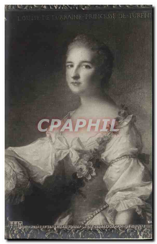 CPA Musee de Versailles Nattier Louise de Lorraine Turenne 