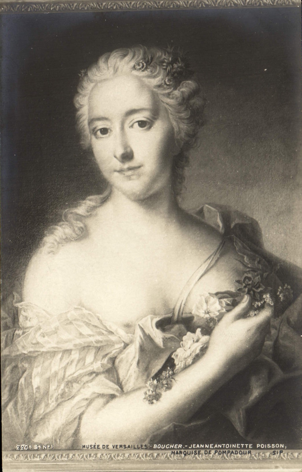 CPA Musee de Versailles Boucher Jeanne Antoinette Poisson 
