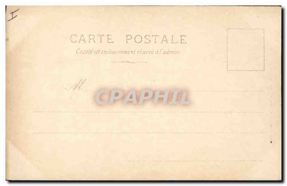 CPA Musee de Versailles Boucher Jeanne Antoinette Poisson  — Verso