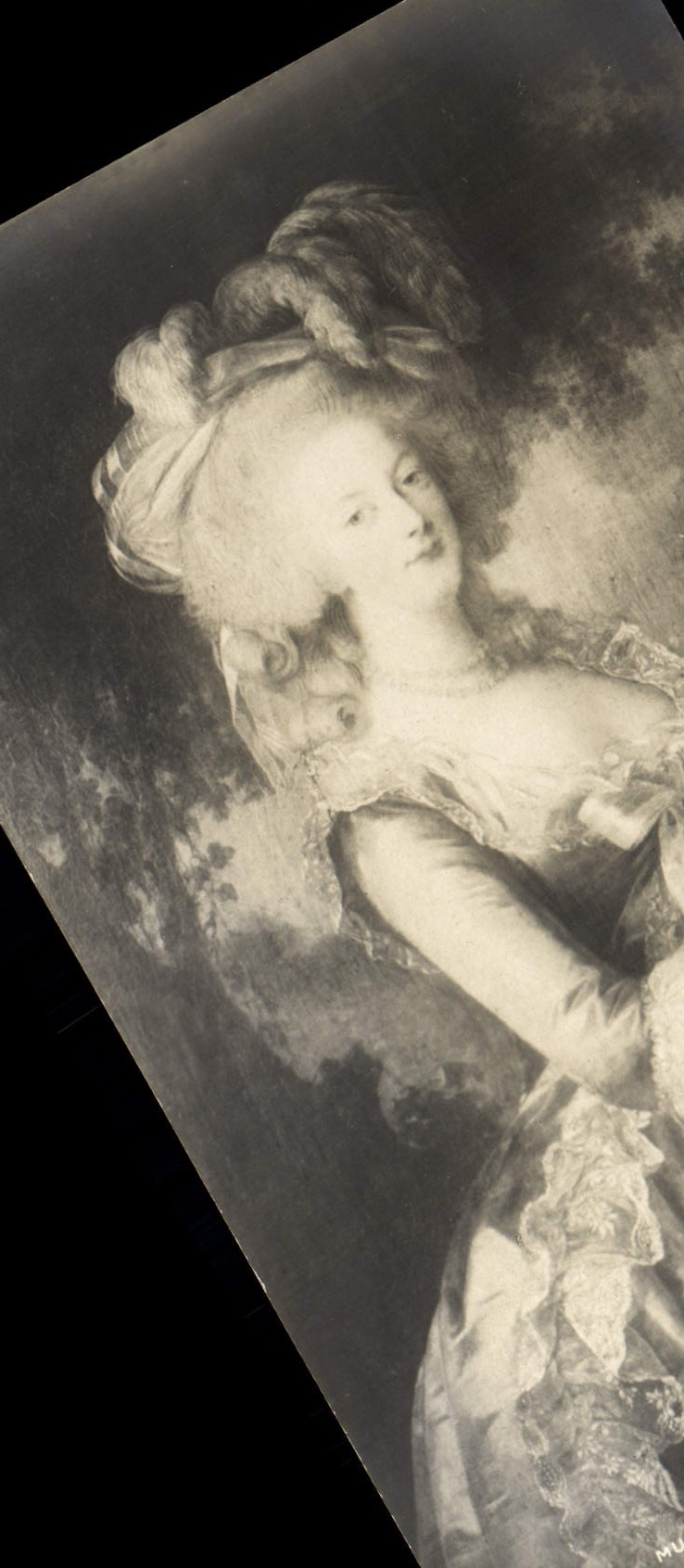 CPA Musee de Versailles Mme lebrun Marie Antoinette a la rose 