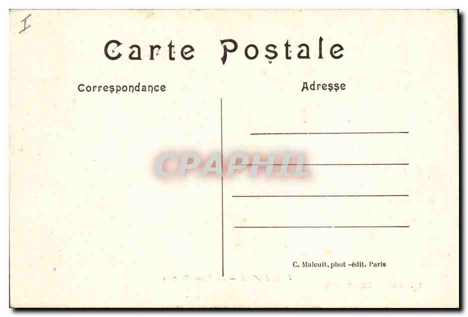 CPA Musee du Louvre Paris Delaroche La jeune martyre  — Verso