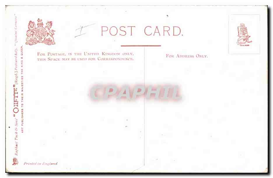CPA Bateaux  — Verso