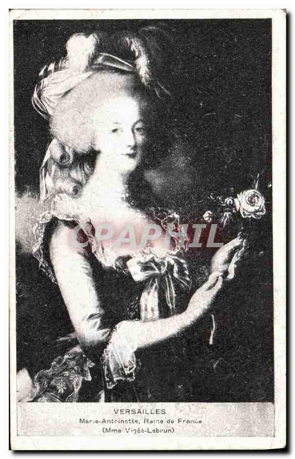 CPA Versailles Marie Antoinette Reine de France 