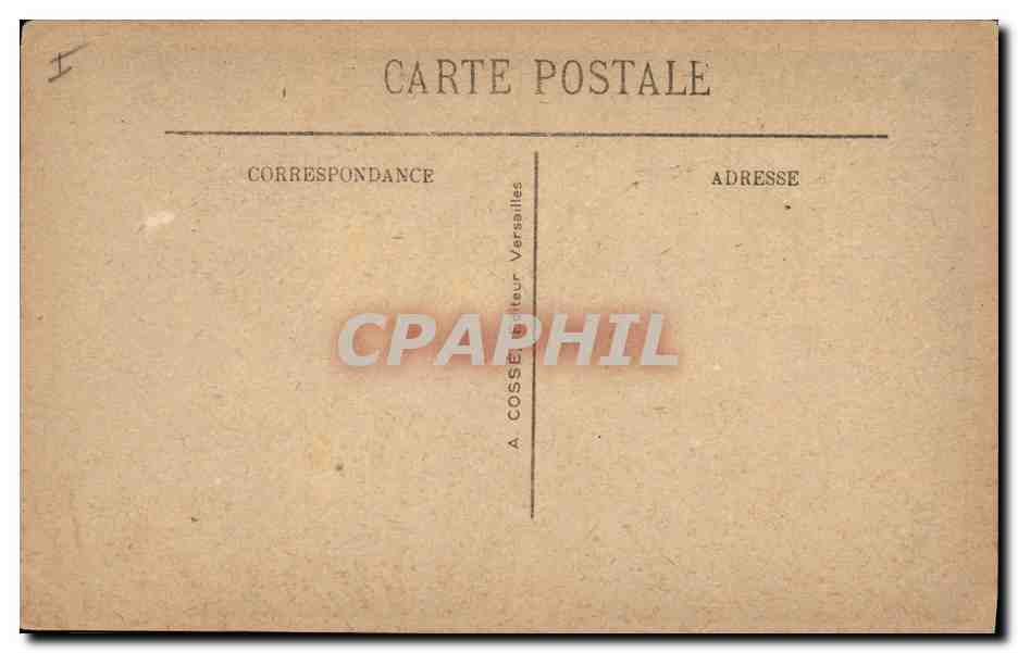 CPA Versailles Marie Antoinette Reine de France  — Back