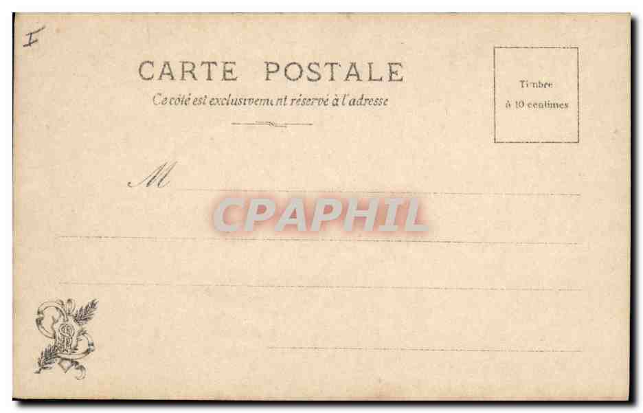 CPA salon 1901 Jourdain Au bord de la Seine  — Verso