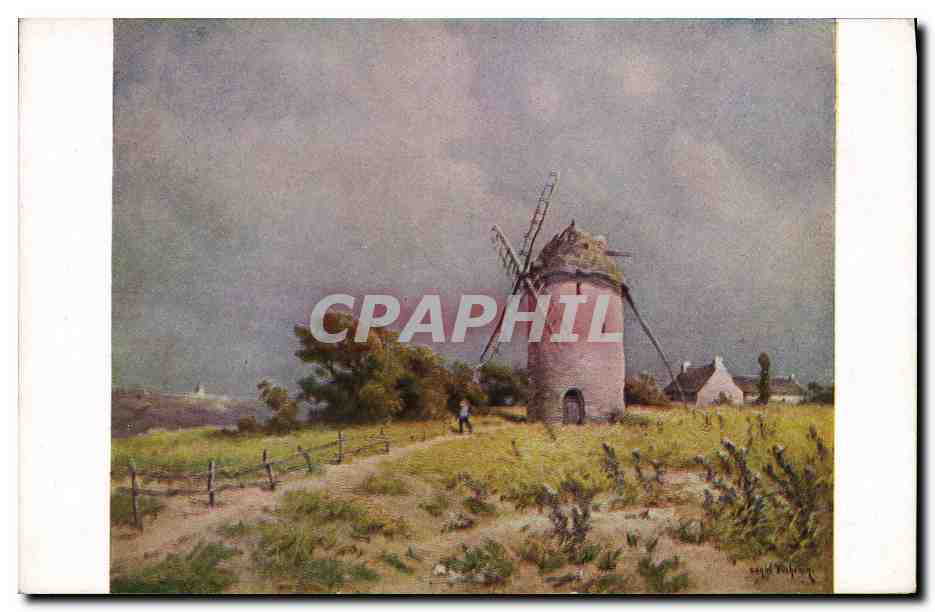 CPA Duchemin Moulin a vent en Anjou 