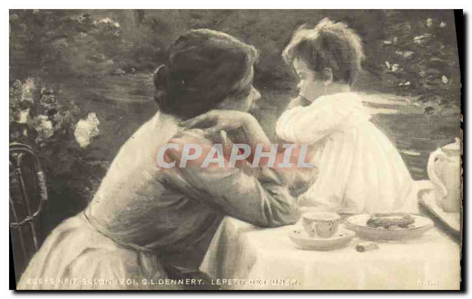 La petite cuisinière — scène de vie — G.L. Dennery, n° 8177 - Recto