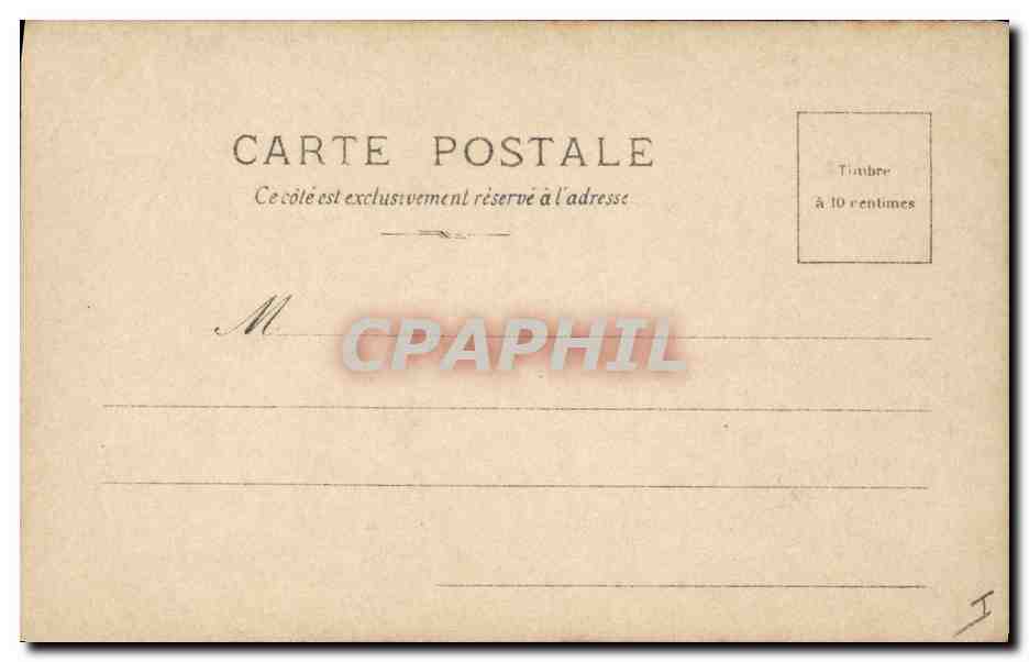 CPA Salon 1901 Duvent La joie du travail  — Rückseite