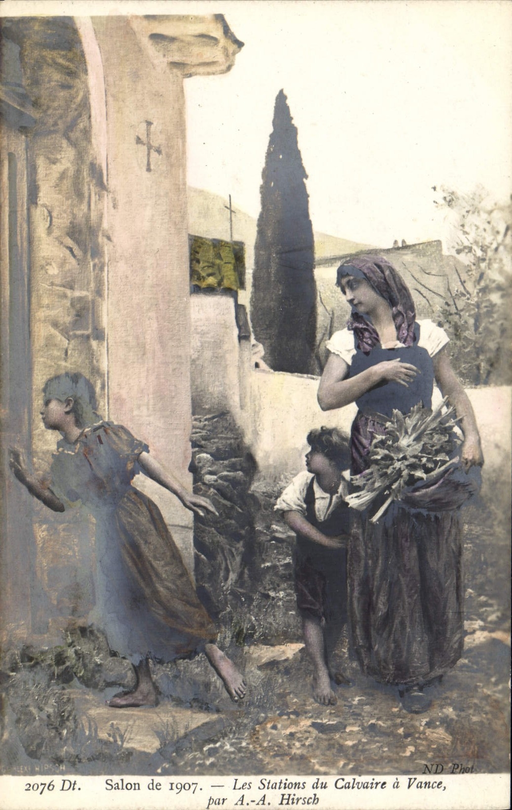 CPA Salon 1907 Les stations du calvaire a Vance Hirsch 