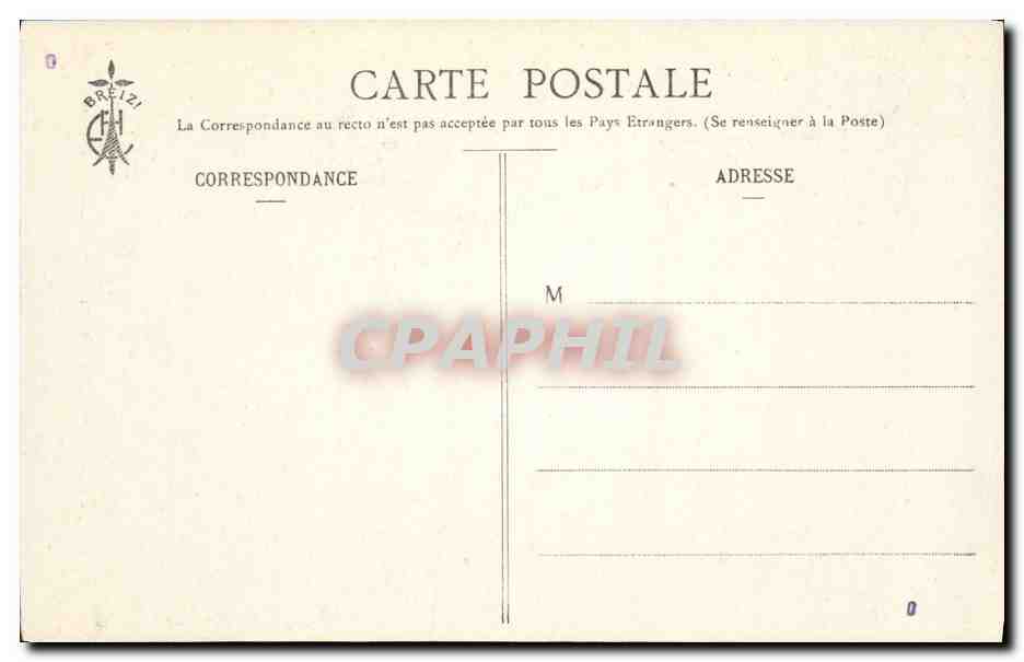 CPA Folklore Botrel Les chansons de Botrel illustrees Les filles de chez nous  — Verso