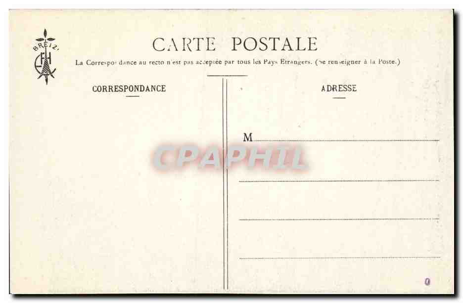CPA Folklore Botrel Les chansons de Botrel illustrees Les filles de chez nous  — Verso