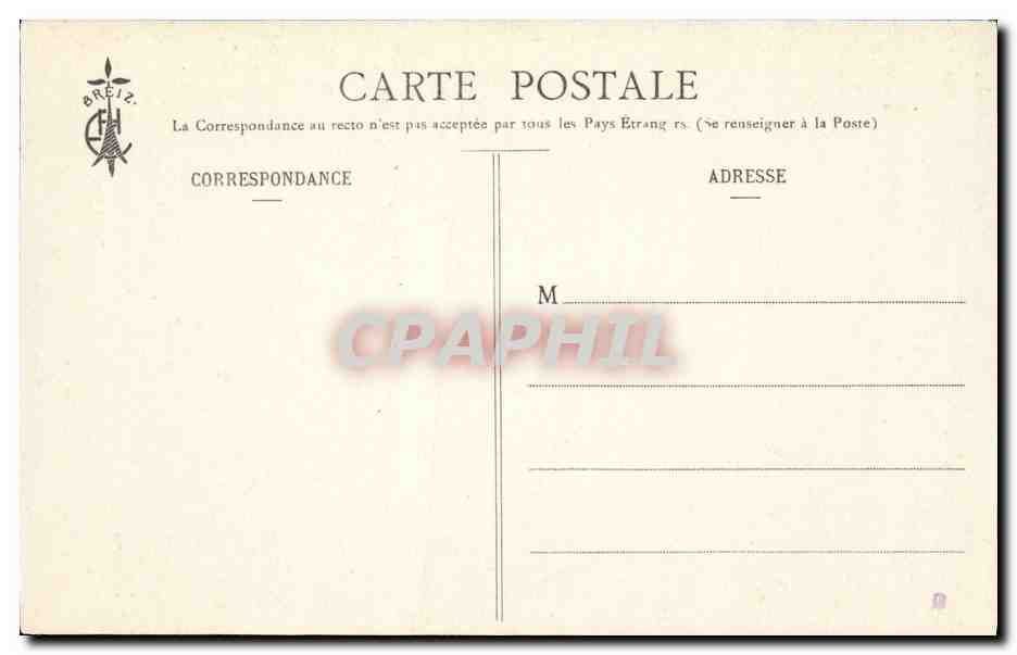 CPA Folklore Botrel Les chansons de Botrel illustrees Les filles de chez nous  — Verso