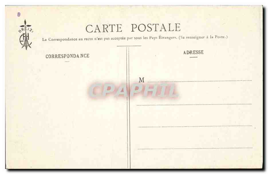 CPA Folklore Botrel Les chansons de Botrel illustrees Les filles de chez nous  — Verso