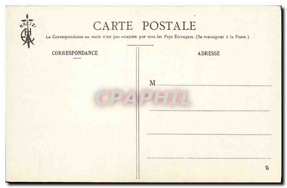 CPA Folklore Botrel Les chansons de Botrel illustrees Les filles de chez nous  — Verso