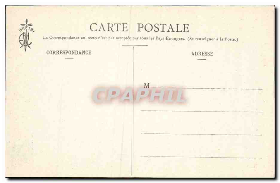 CPA Folklore Botrel Les chansons de Botrel illustrees La cruelle berceuse  — Verso