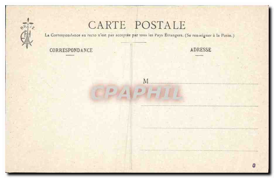 CPA Folklore Botrel Les chansons de Botrel illustrees La cruelle berceuse  — Verso