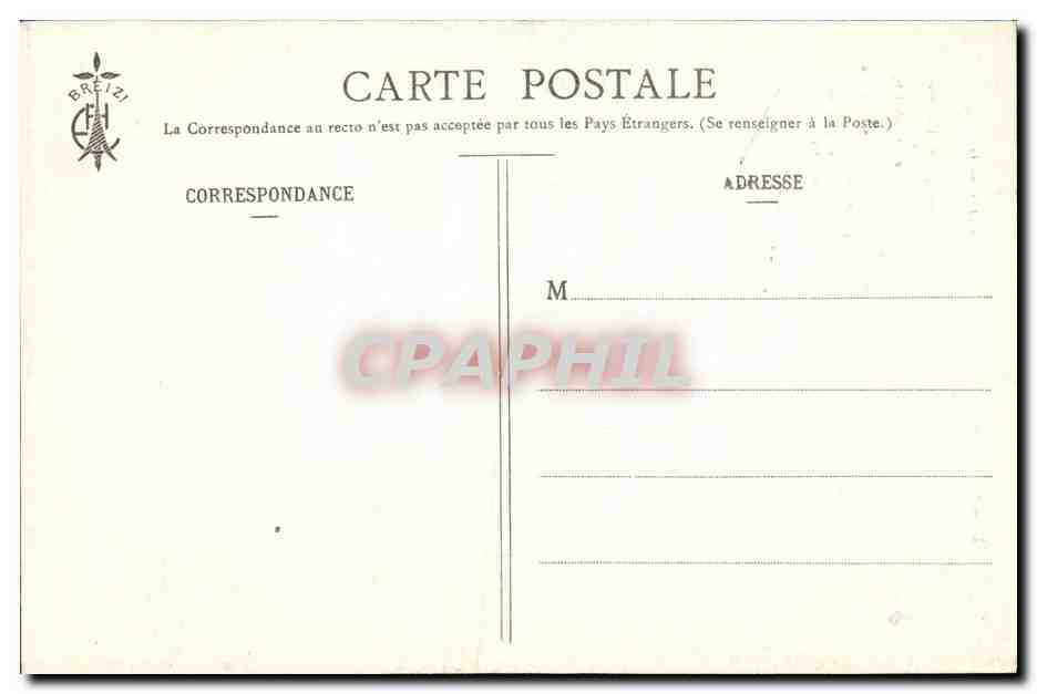 CPA Folklore Botrel Les chansons de Botrel illustrees Le bucheron  — Verso