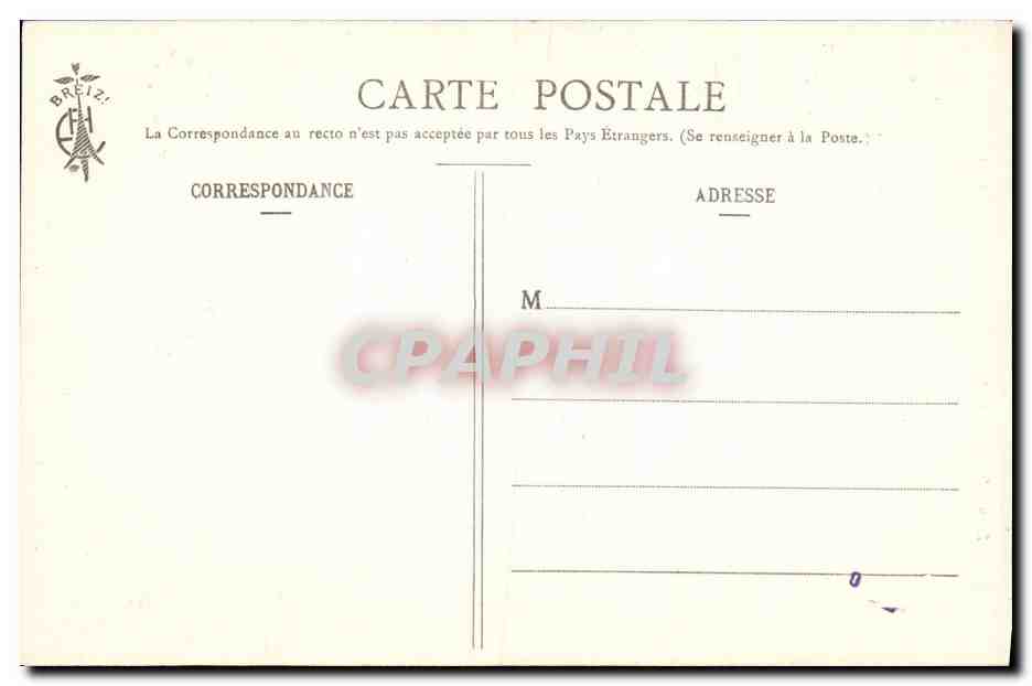CPA Folklore Botrel Les chansons de Botrel illustrees Le bucheron  — Verso