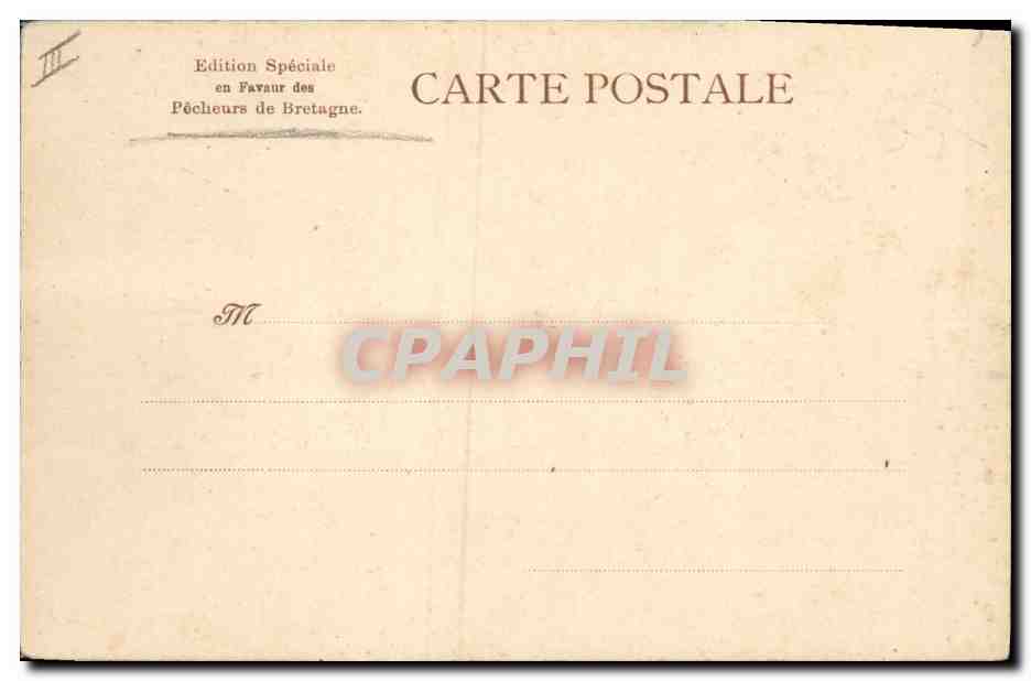 CPA Folklore Botrel Marins  — Verso