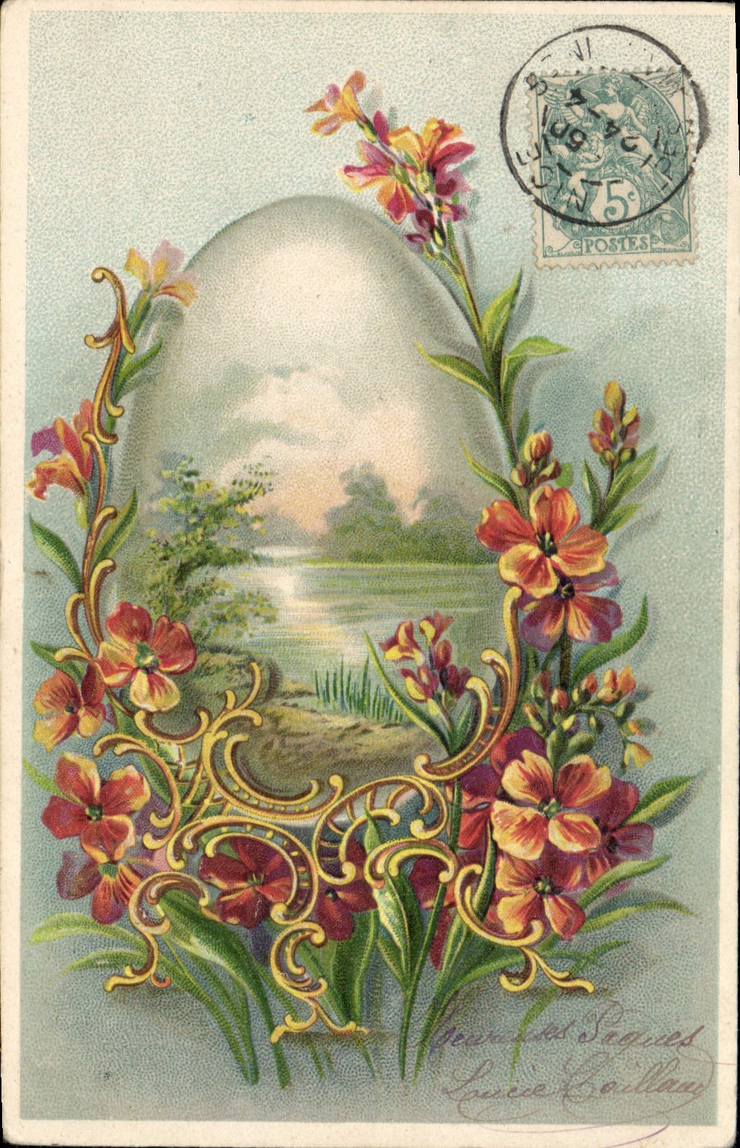 CPA Fantaisie Fleurs 