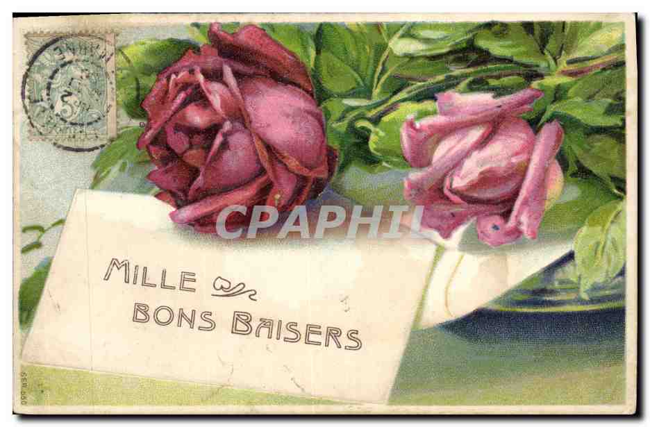 CPA Fantaisie Fleurs 