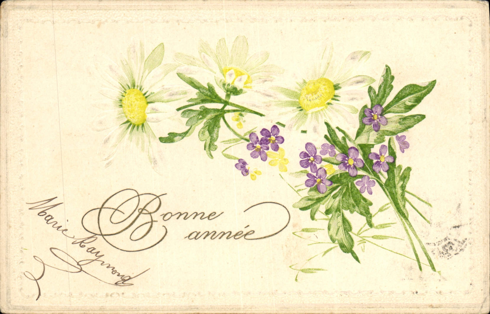 CPA Fantaisie Fleurs 