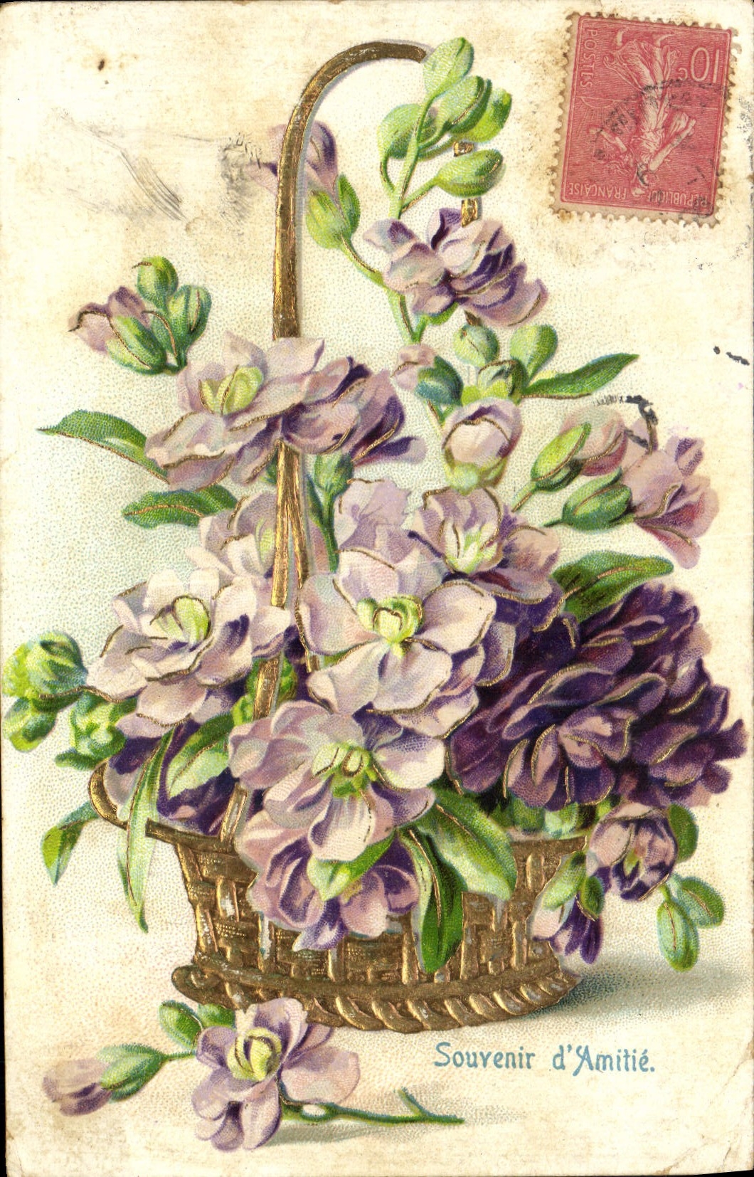CPA Fantaisie Fleurs 