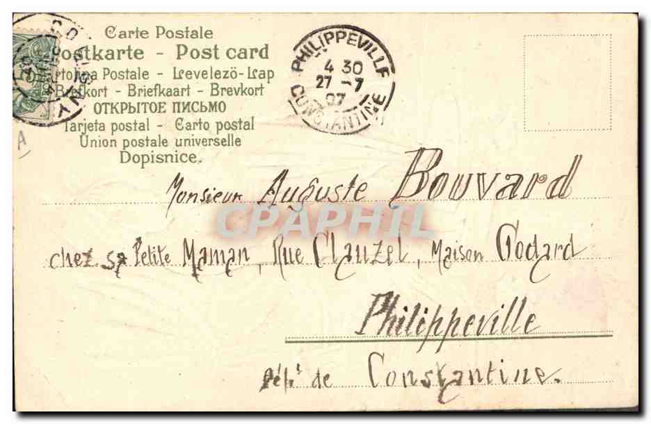 CPA Fantaisie Enfant  — Rückseite