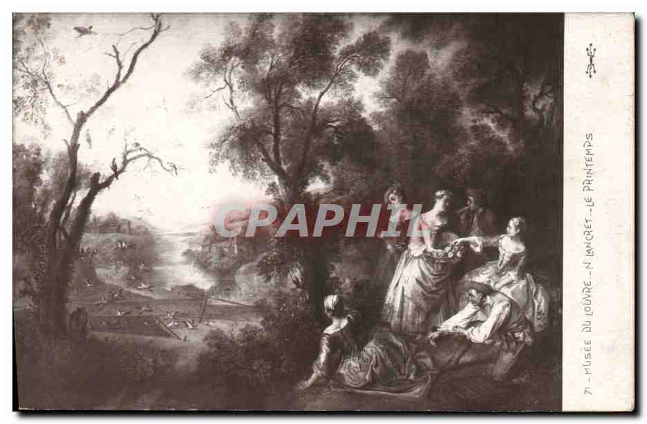 Le Printemps — N. Lancret — Musée du Louvre