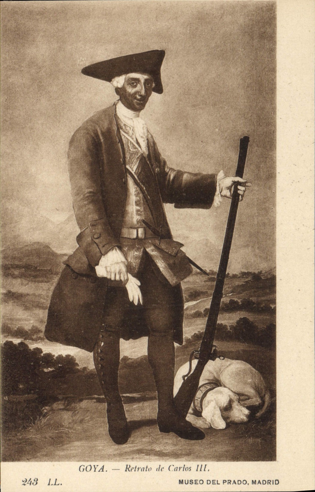 Retrato de Carlos III — Goya — Musée du Prado, Madrid — n° 243 LL
