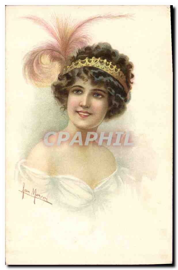 CPA Fantaisie Illustrateur Femme 