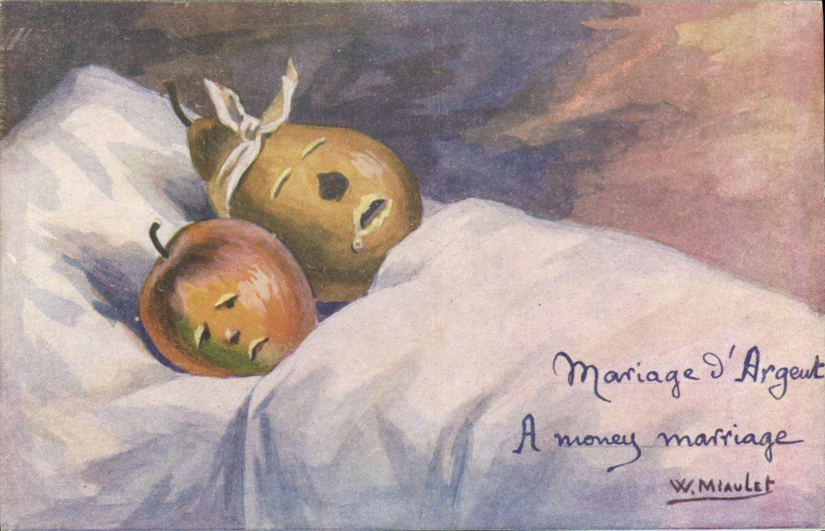 CPA Fantaisie Illustrateur Citrouilles Miaulet 