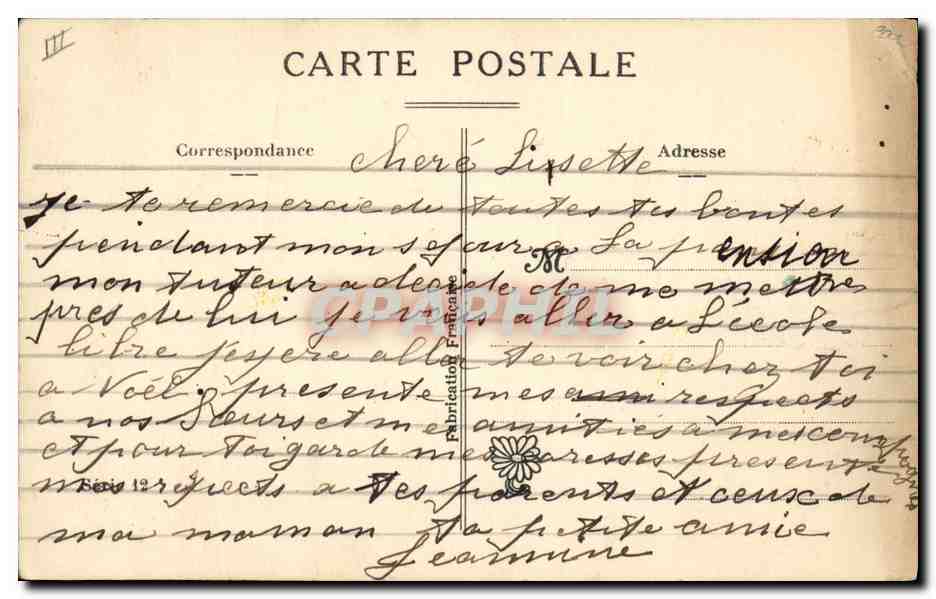 CPA Fantaisie Illustrateur Monique Enfants Boite aux lettres  — Rückseite