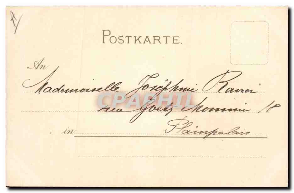 CPA Fantaisie Illustrateur Femme  — Rückseite