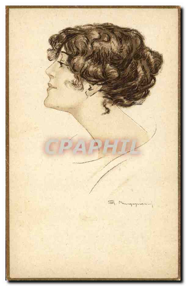 CPA Fantaisie Illustrateur Femme 